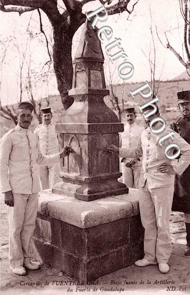 Biejo fuente de la artillerie du Fuerte de Guadalupe