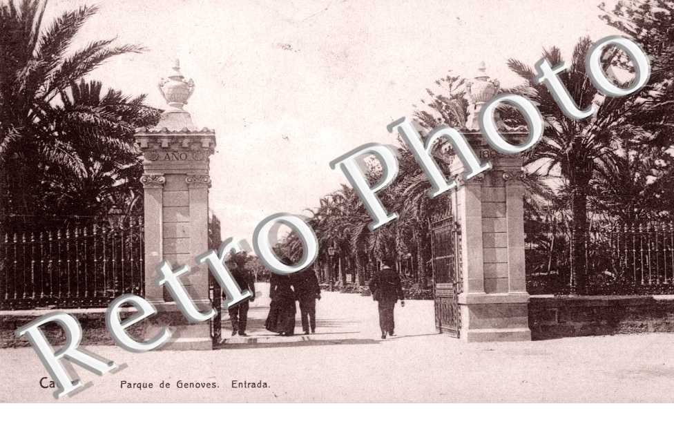 Entrada parque Genoves. Entrada
