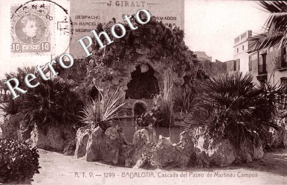Cascada del Paseo de Martinez Campos