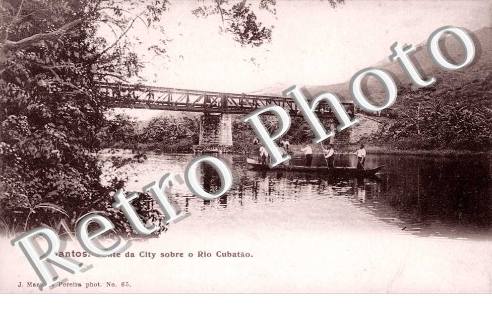 Ponte da City sobre o Rio Cubatao