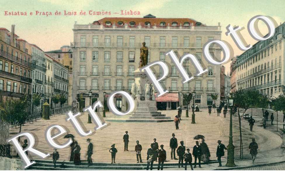 Praca e Estatua de Luiz de Camoes