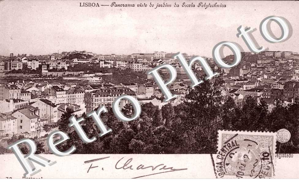 Panorama visto do Jardim da Escola Polytechnica