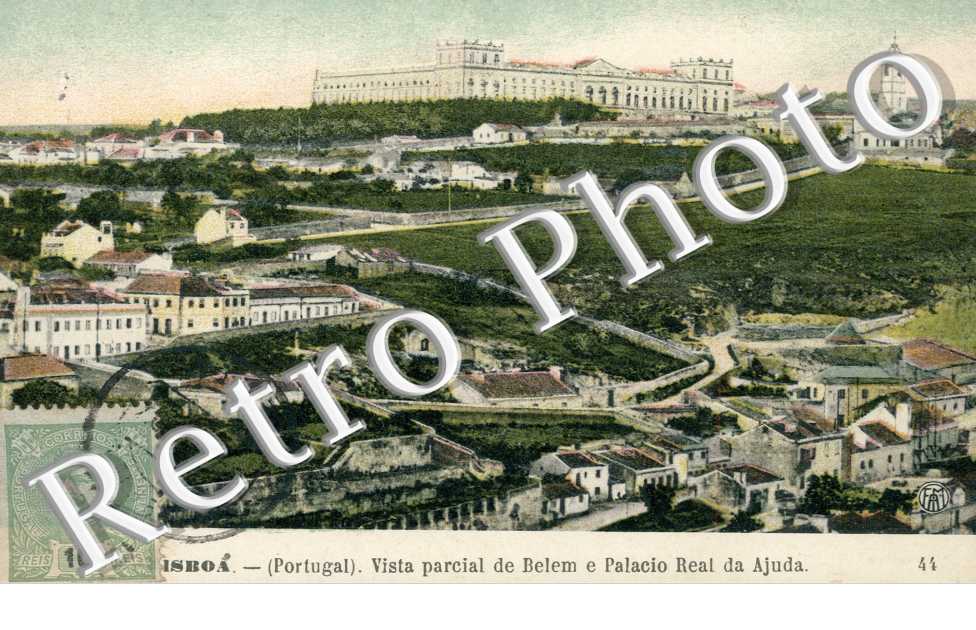 Vista parcial de Belem e Palacio Real da Ajuda