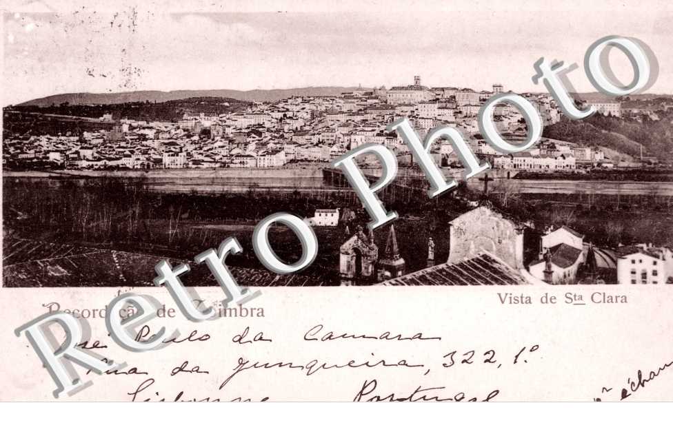 Recordacao de Coimbra Vista da Santa Clara