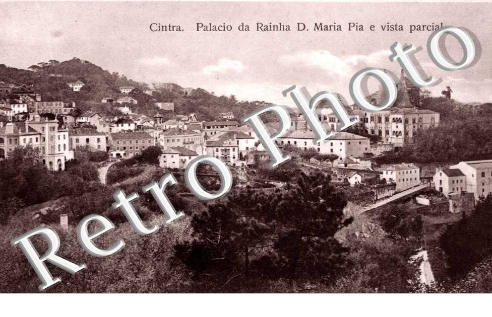 Palacio da Rainha D. Maria Pia e vista parcial