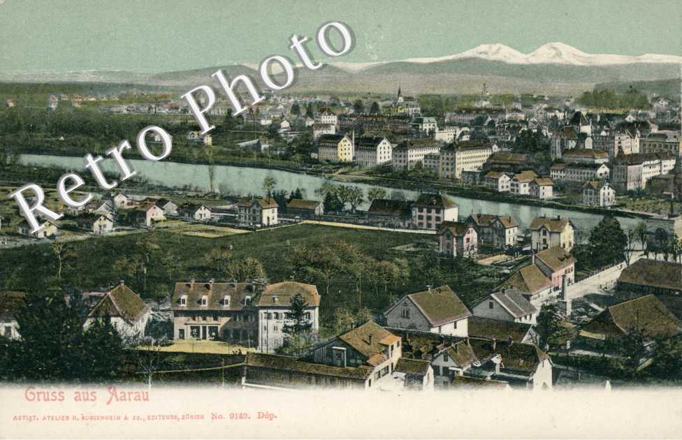 vue générale Gruss aus Aarau