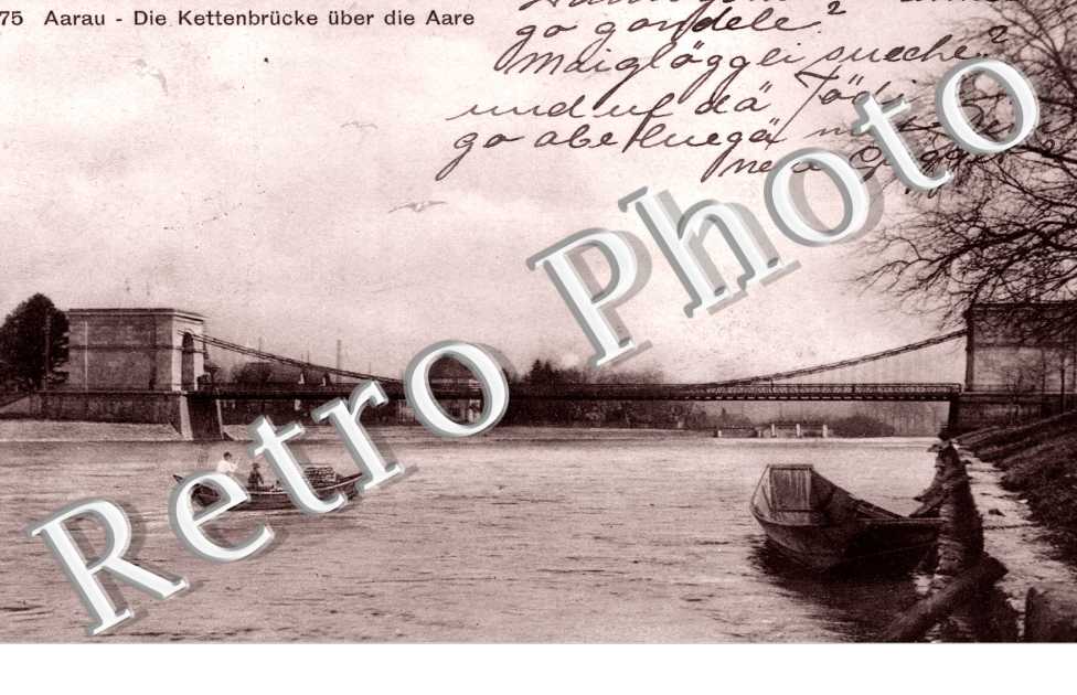 Die Kettenbrucke uber die Aare