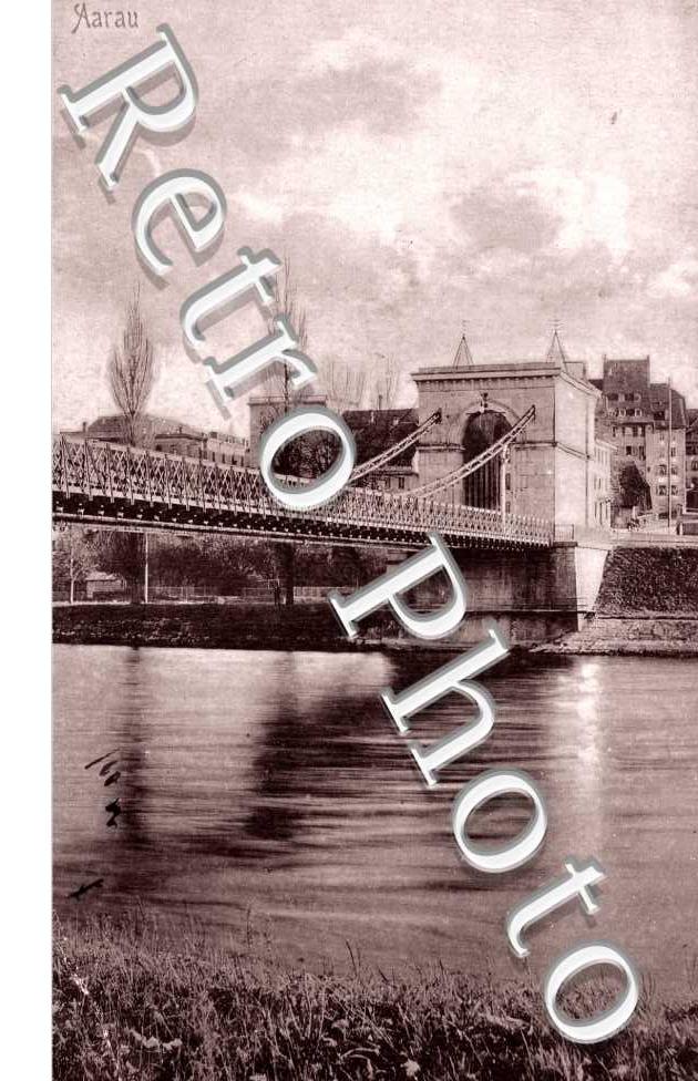 Die Kettenbrucke uber die Aare