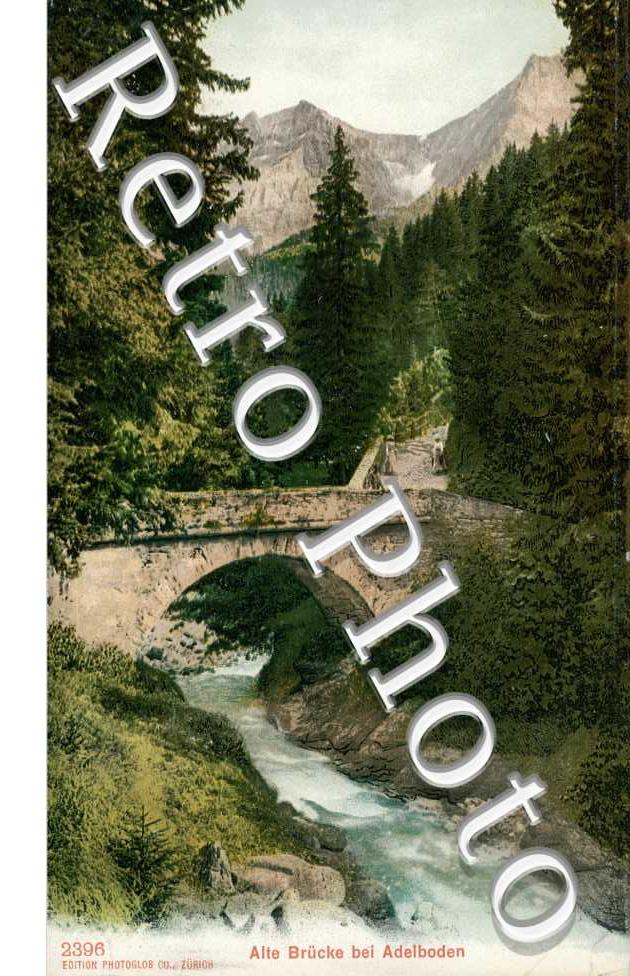 Alte Bru¨cke bei Adelboden