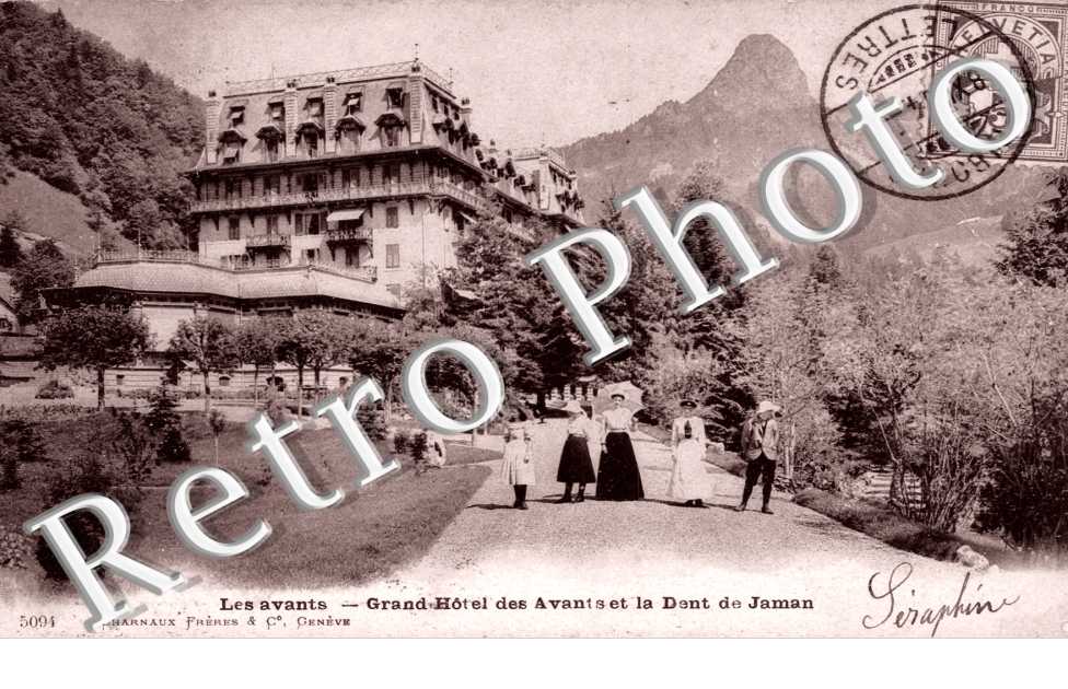 Grand Hotel des Avants et la Dent de Jaman