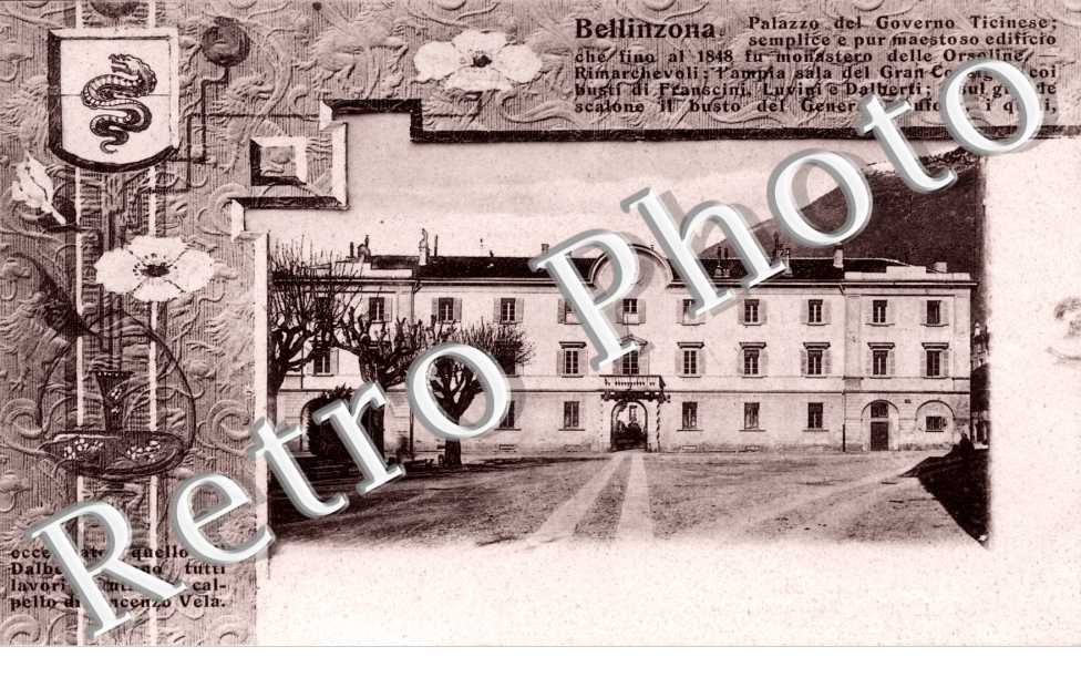 Palazzo del Governo Ticinese. Palais du gouvernement tessinois