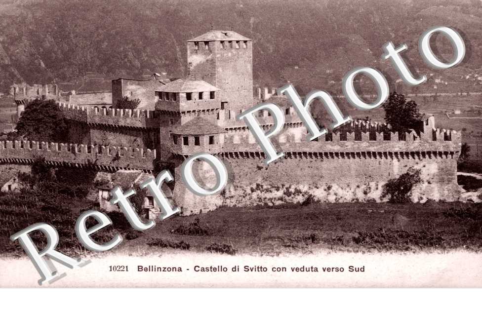 Castello di Svitto con veduta verso sud
