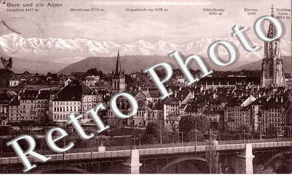 Alpen, Uberblick. Les Alpes, vue general