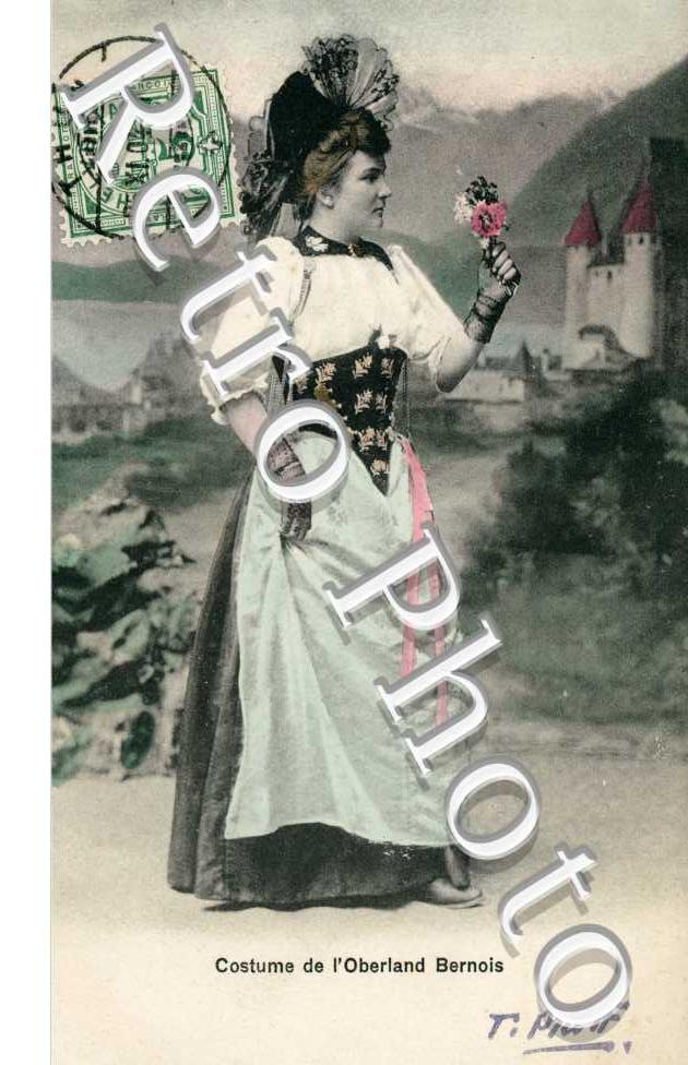 Costume de l&#039;Oberland Bernois. Tracht des Berner Oberlandes