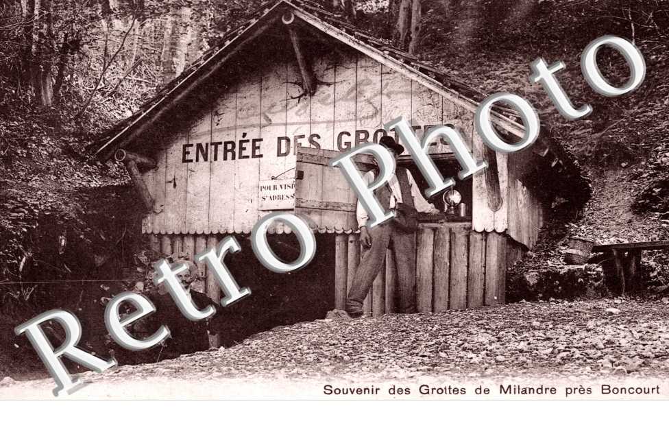 entree des grottes  de Milandre