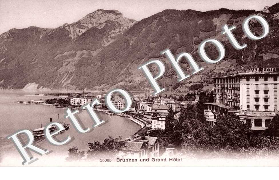 Brunnen und Grand Hotel