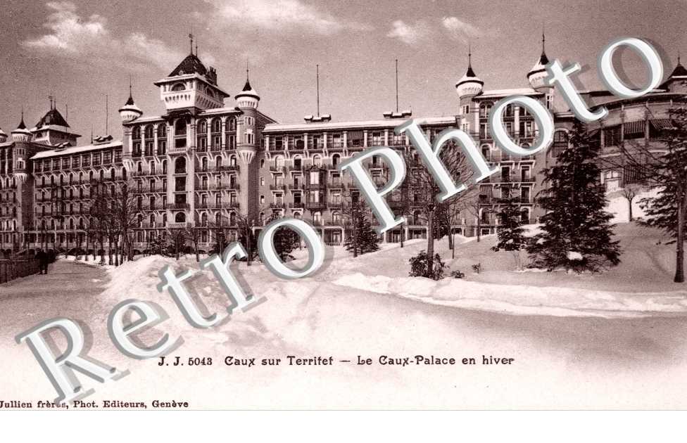 Caux Palace en Hiver
