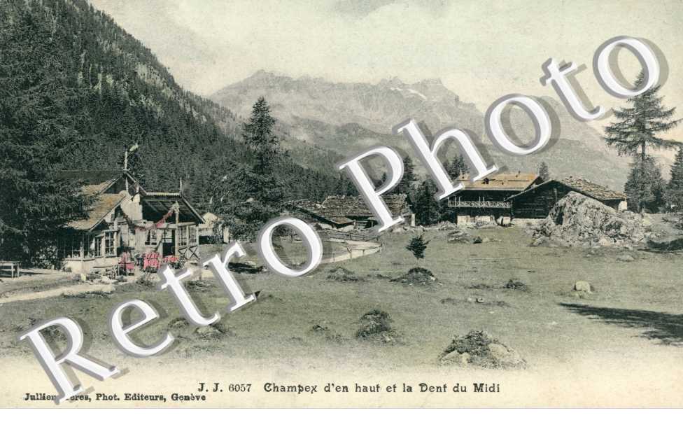 Champex d&#039;en haut et la Dent du Midi