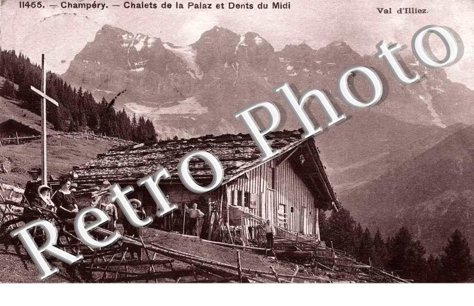 chalets de La Palaz et Dents du Midi  Val d&#039;Illiez