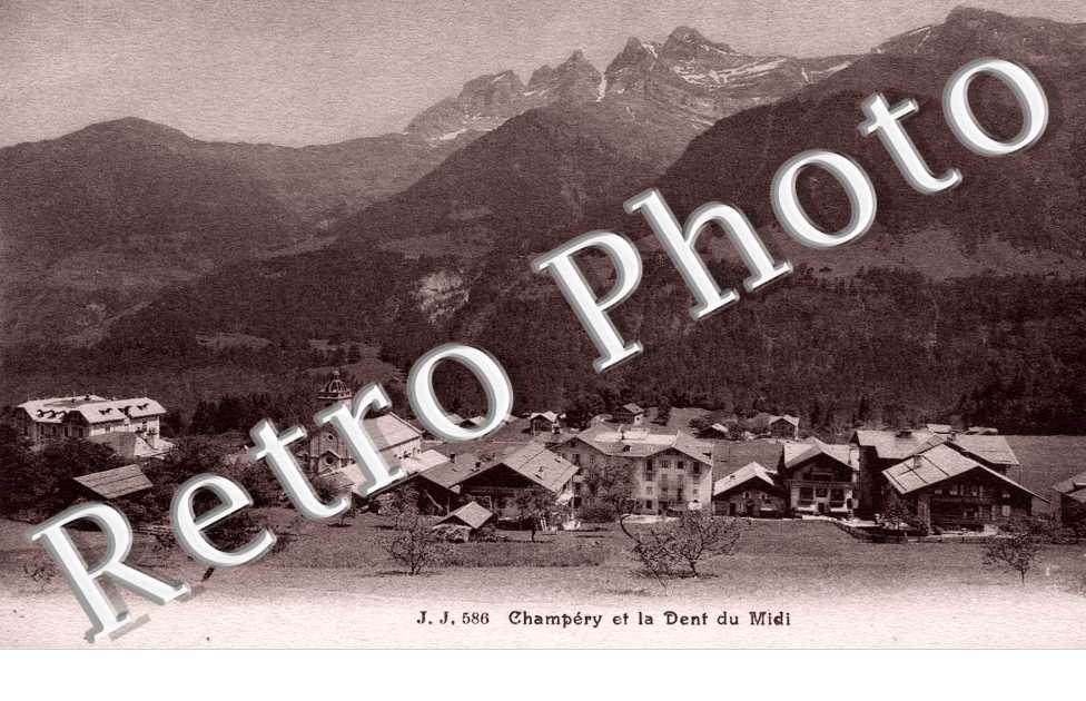 Champery et la Dent du Midi