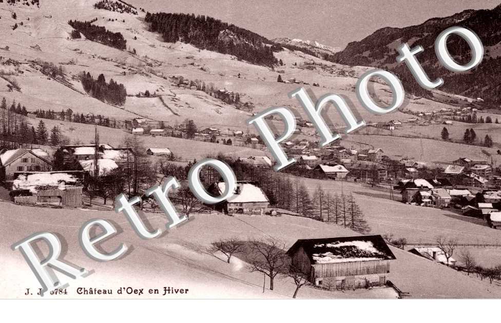 Chateau d&#039;Oex en Hiver