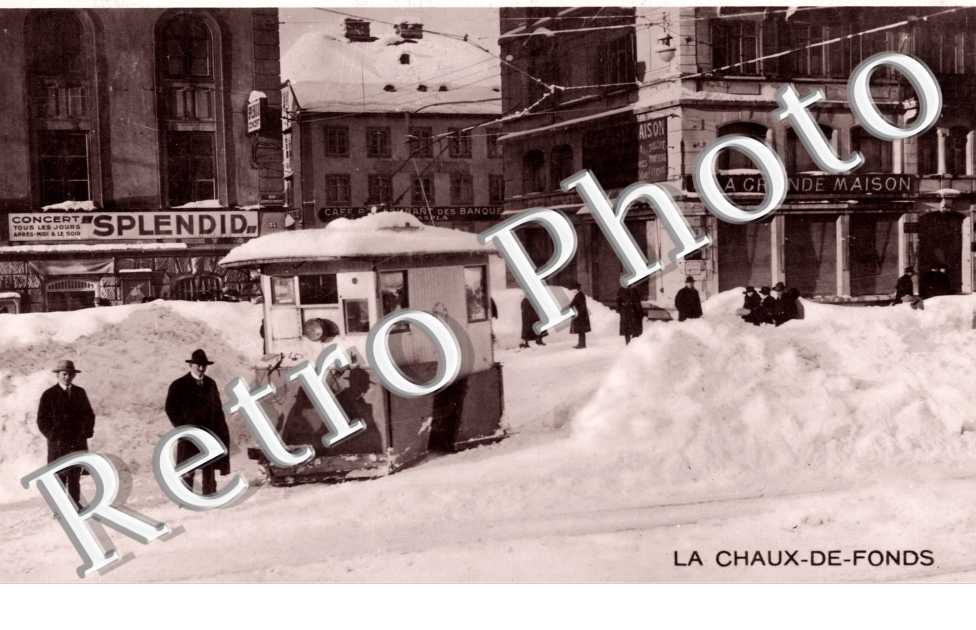 Vue Interieure, La Chaux-de-Fonds sous la neige