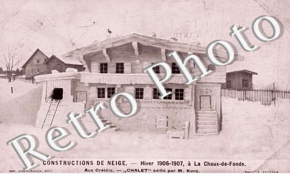 Concours de constructions de Neige, Hiver 1906-1907