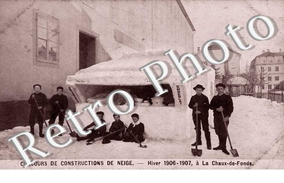 Concours de constructions de neige, Hiver 1906-1907