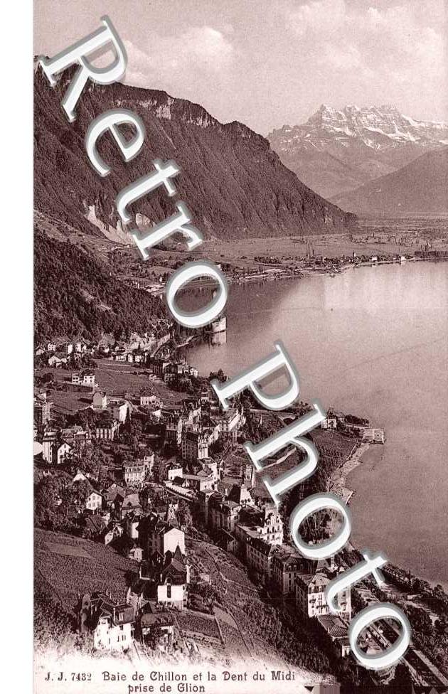 baie de Chillon et la dent du midi