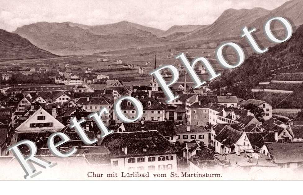 Chur mit Lurlibad vom St.Martinsturm