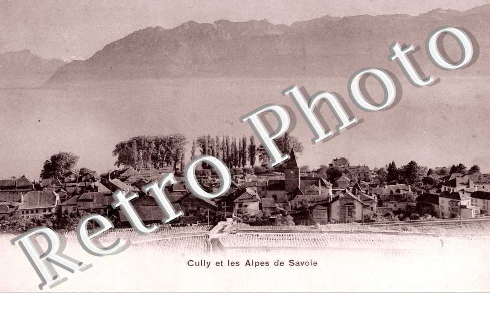Cully et les Alpes de Savoie