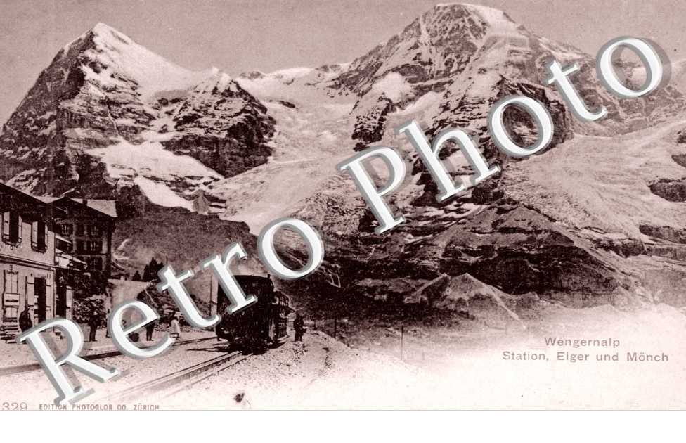 Wengernalp Station Eiger und Monch