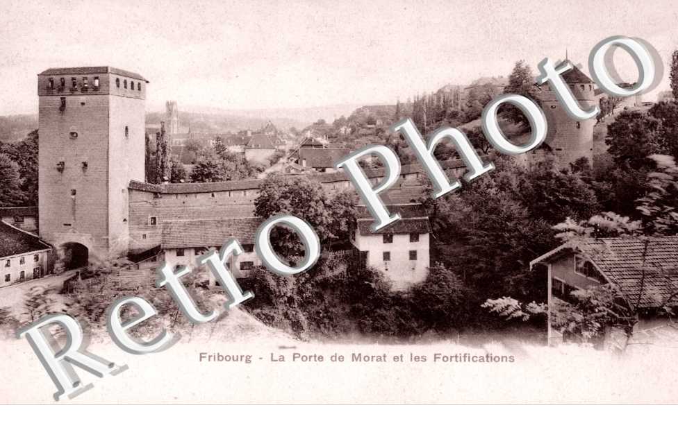 la Porte de Morat et les Fortifications