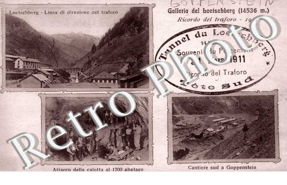 Galleria del Boetschberg - ricordo del traforo 1911