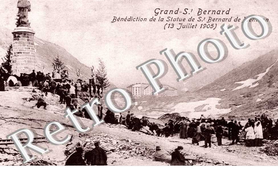Benediction de la Statue de Saint Bernard de Menthon, 13 juillet 1905