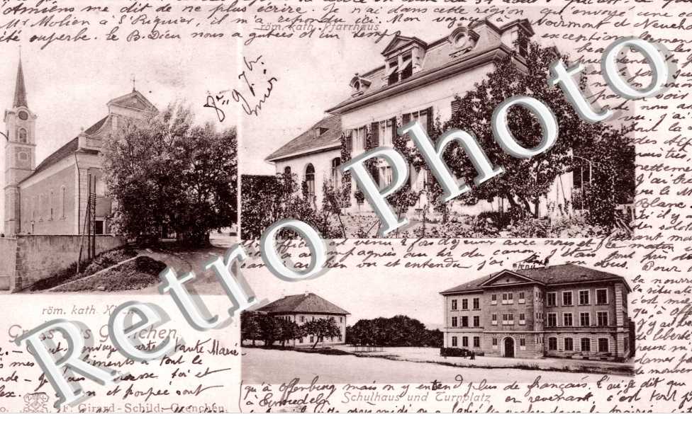 Kirche - Schulhaus - Pfarrhaus
