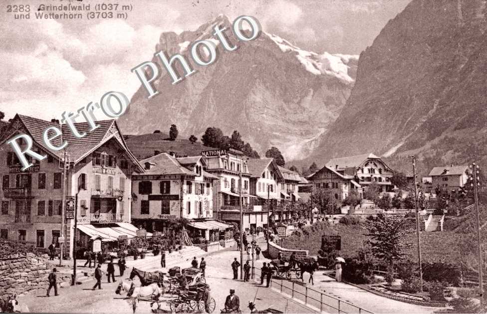 Grindelwald und Wetterhorn