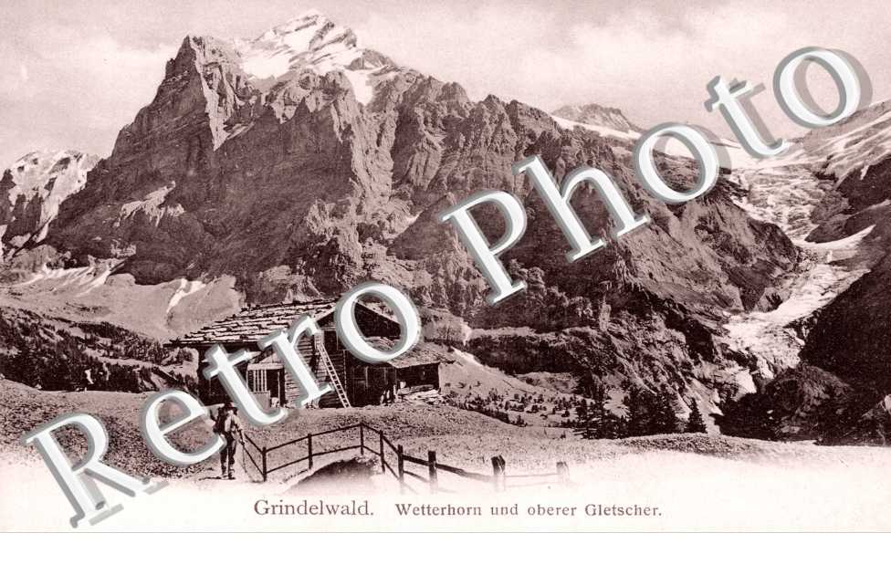 Wetterhorn und oberer Gletscher