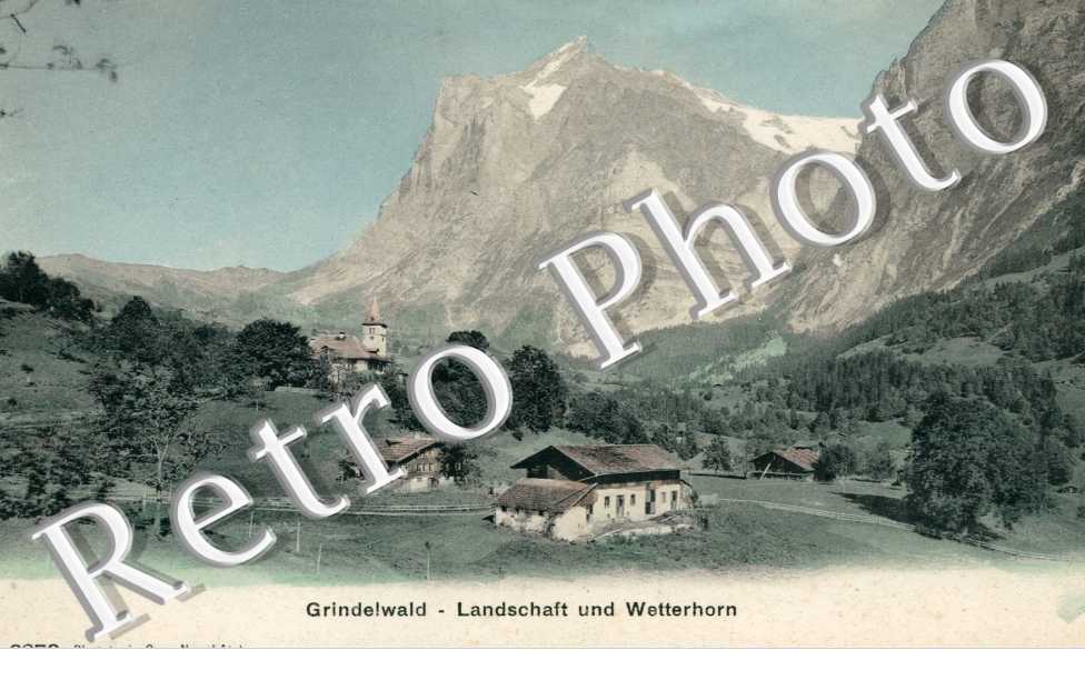 Landschaft und Wetterhorn