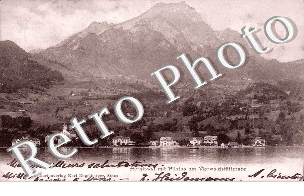 Hergiswyl mit Pilatus am Vierwaldstattersee