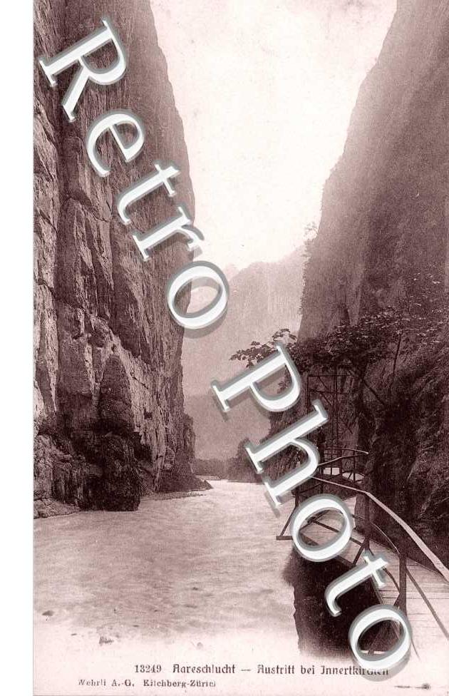 Aareschlucht - Austriff bei Interkirchen