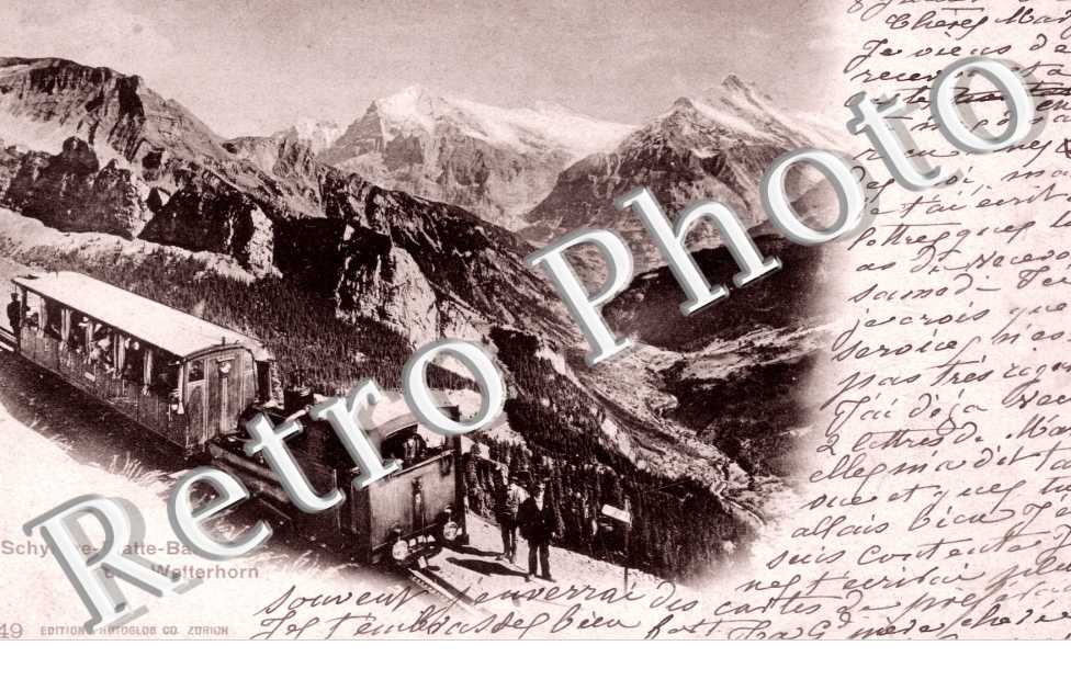 Schynige Platte Bahn und Wetterhorn