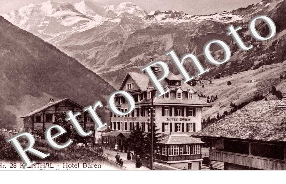 Hotel Baren mit Blumlisalp