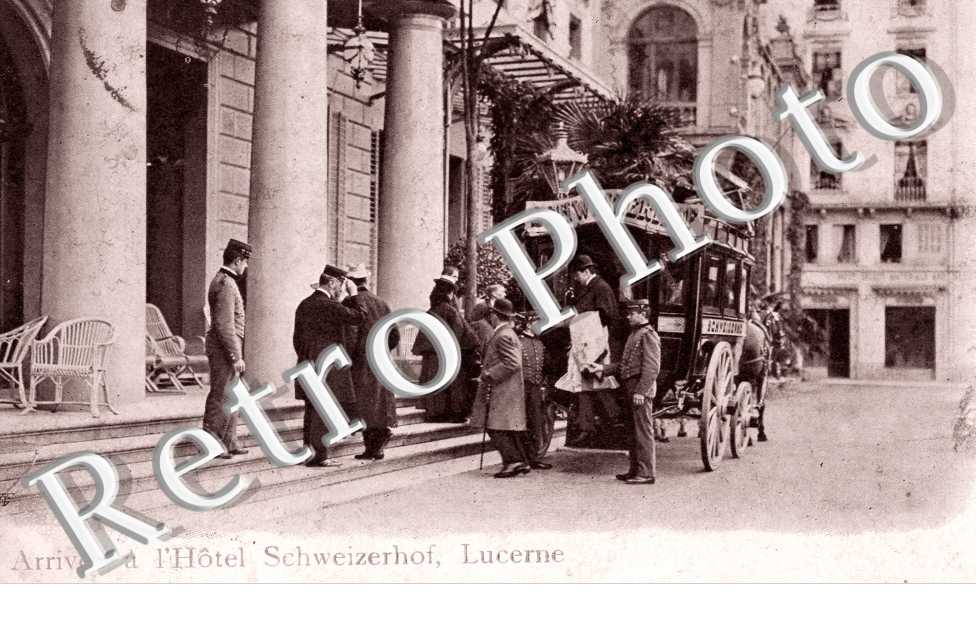 Arrivee a l&#039;Hotel Schweizerhof