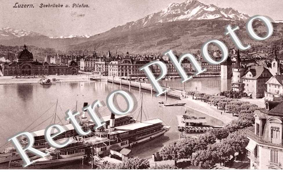 Seebrucke und Pilatus