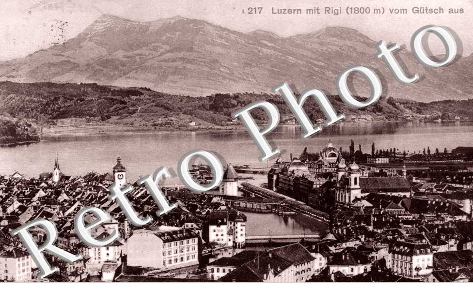 Luzern mit Rigi vom Glutsch aus