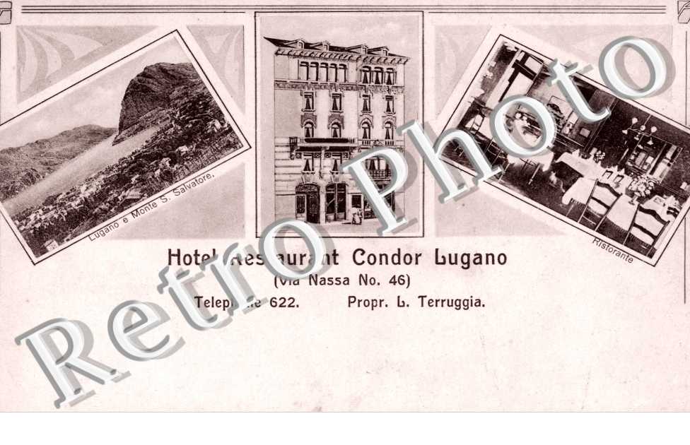 Hotel restaurant Condor Lugano - proprietaire L. terrugia