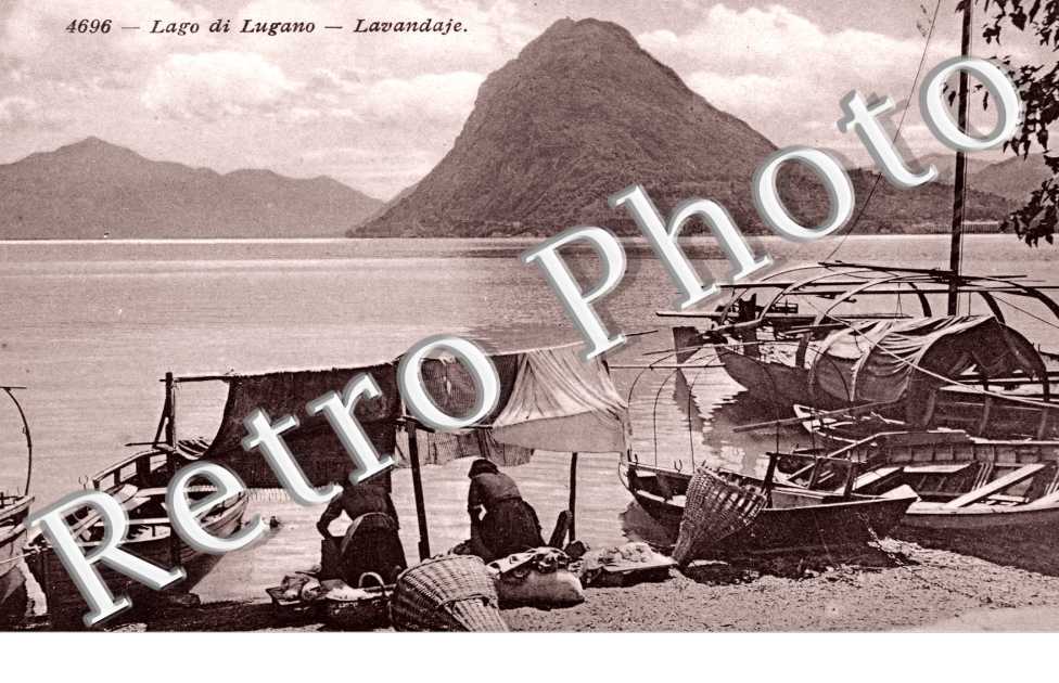 Lago di Lugano, Lavandaie. lavandieres