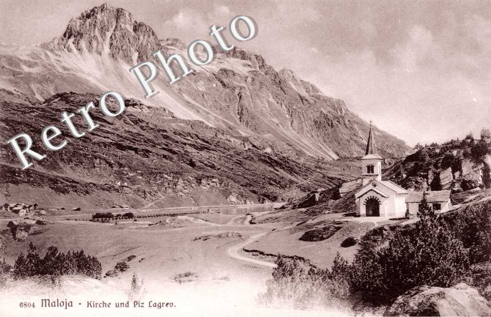 Kirche und Piz Lagrev
