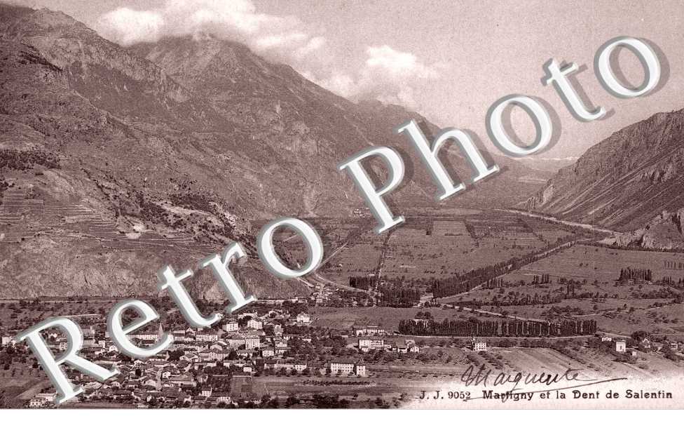 Martigny et la Dent de Salentin